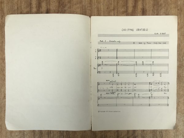 Alan Ridout Christmas Oratorio Chorus Part D63