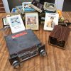 8 Track Bundle Car Stereo Tape Player LW/MW Radio + 22 x Tapes DC + Power Supply