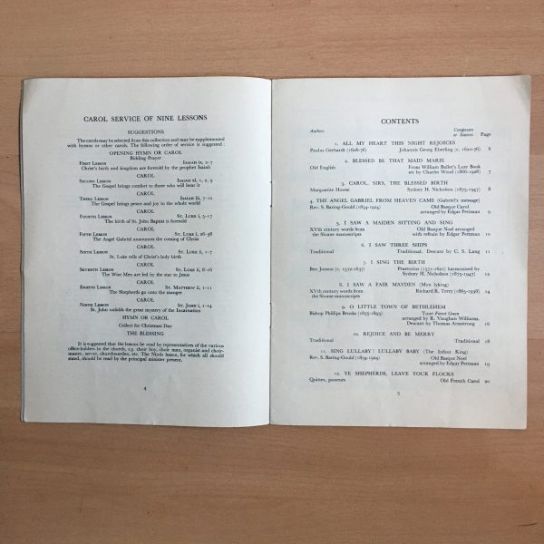 The Saint Nicolas Carol Book RSCM 1952